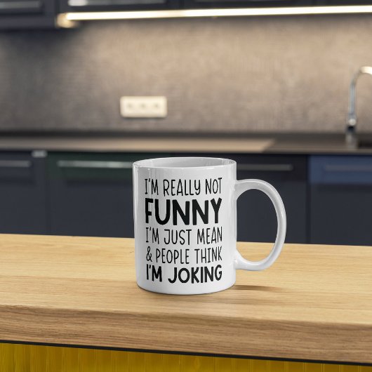 Ik ben echt niet grappig - Sarcastische relatable  Koffiemok
