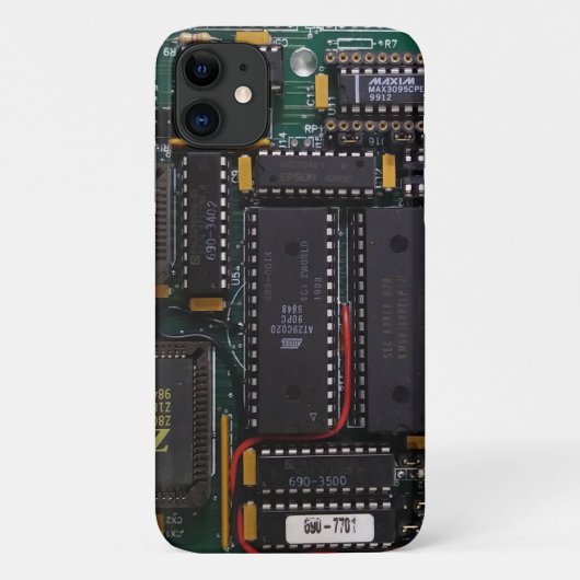 Ik ben echt raad PCB iPhone Case (Achterkant)