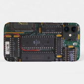Ik ben echt raad PCB iPhone Case (Achterkant (horizontaal))