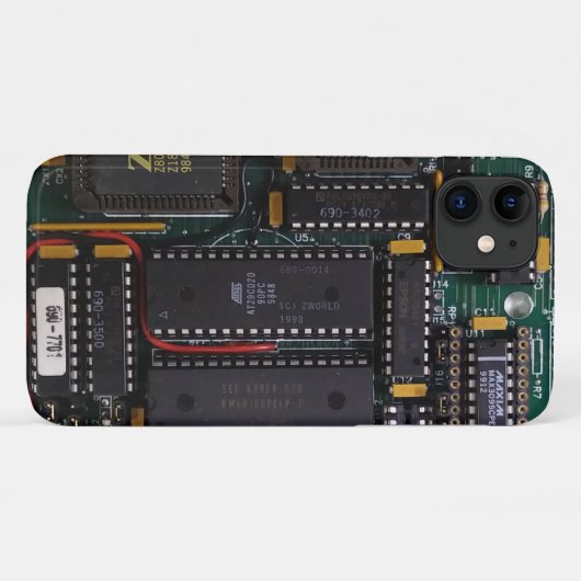 Ik ben echt raad PCB iPhone Case (Achterkant (horizontaal))