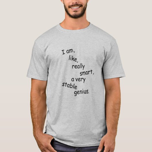 Ik ben echt slim t-shirt (Voorkant)