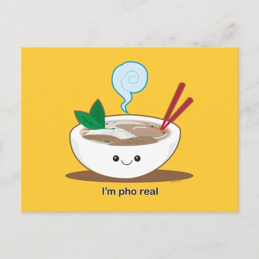 Ik ben Echte Pho Briefkaart (Voorkant)