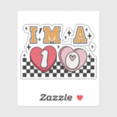 Ik ben een 10 Valentijn Sticker - Valentijn Sticke (Vel)