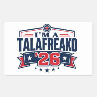 Ik ben een ’26 Talafreako James Talarico 2026 Texa Rechthoekige Sticker