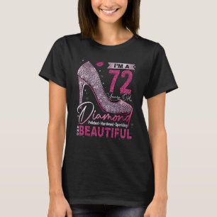 Ik ben een 72 jaar oude diamant, 72 en fantastisch t-shirt