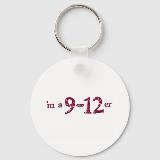 Ik ben een 9-12er sleutelhanger (Voorkant)
