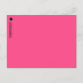 Ik ben een aangenaam Briefkaart (Achterkant)