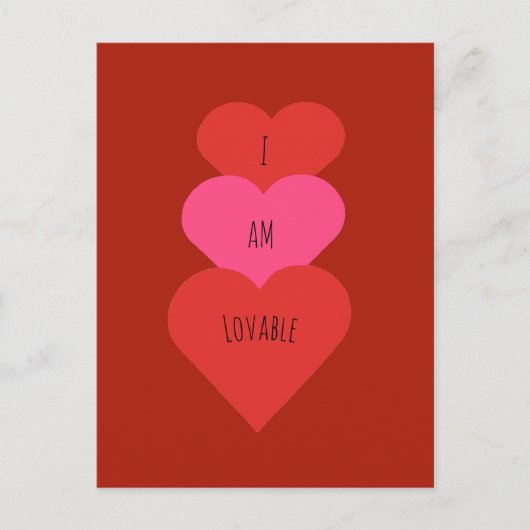 Ik ben een aangenaam Briefkaart (Voorkant)