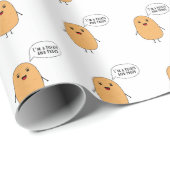 Ik ben een aardappel en trots cadeaupapier (Rol Hoek)