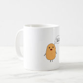 Ik ben een aardappel en trots koffiemok (Voorkant links)
