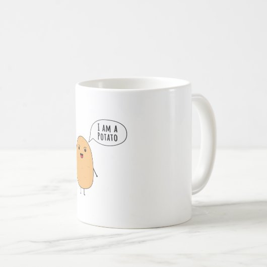Ik ben een aardappel koffiemok (Voorkant rechts)