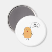 Ik ben een aardappel magneet (Voorkant / Achterkant)