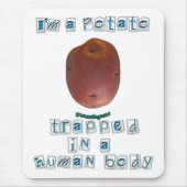 Ik ben een aardappel muismat (Voorkant)