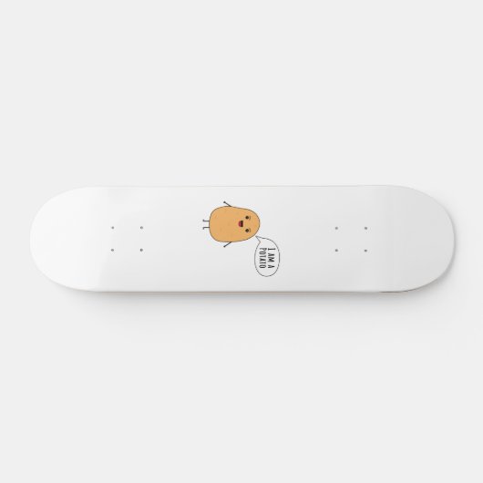 Ik ben een aardappel persoonlijk skateboard (Horizontaal)