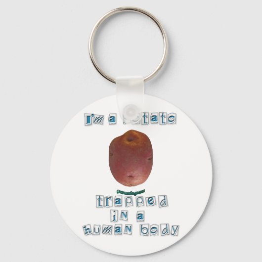 Ik ben een aardappel sleutelhanger (Voorkant)