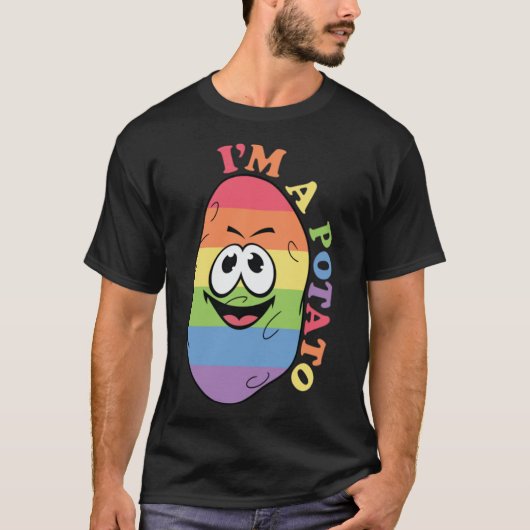 Ik ben een aardappel T-Shirt (Voorkant)