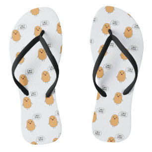 Ik ben een aardappel teenslippers