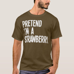 Ik ben een aardbei Funny Halloween Party Cos. T-shirt