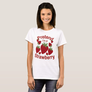 Ik ben een aardbeienkostuum. t-shirt