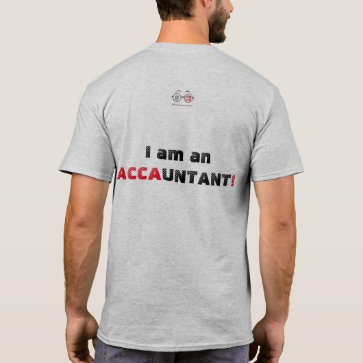 "Ik ben een ACCAUNTANT" T-shirt (Achterkant)