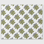 IK BEN EEN ACCOUNTANT, OM TIJD TE BESPAREN, LATEN  CADEAUPAPIER (Vlak)