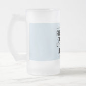 ik ben een accountant om tijd te besparen matglas bierpul (Links)