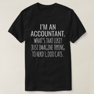 Ik ben een accountant... wat is dat?  t-shirt