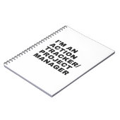 IK BEN EEN ACTIE TRACKER/PROJECT MANAGER NOTITIEBOEK (Linkerzijde)