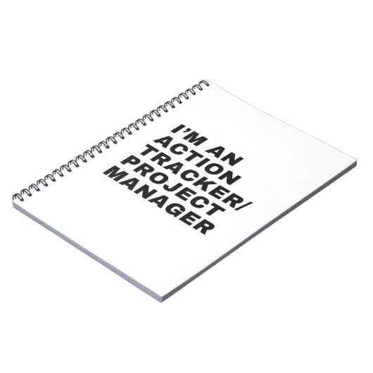 IK BEN EEN ACTIE TRACKER/PROJECT MANAGER NOTITIEBOEK (Linkerzijde)