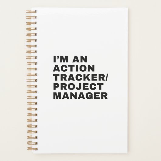 IK BEN EEN ACTIE TRACKER/PROJECT MANAGER PLANNER (Voorkant)