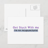 Ik ben een acupuncturist briefkaart (Voorkant / Achterkant)