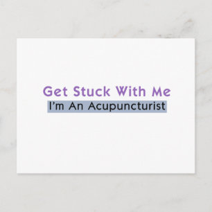 Ik ben een acupuncturist briefkaart