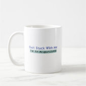 Ik ben een acupuncturist koffiemok (Links)