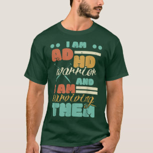 Ik ben een ADHD-wortel en ik overval ze in neurod T-shirt
