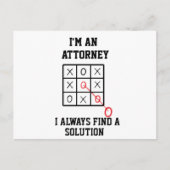 Ik ben een advocaat die ik altijd een oplossing Br Briefkaart (Voorkant)