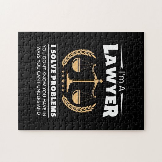 Ik ben een advocaat die problemen oplost legpuzzel (Horizontaal)