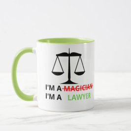 Ik ben een advocaat, geen magiër grappigheidsprijs mok