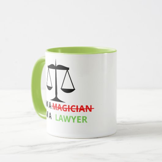 Ik ben een advocaat, geen magiër grappigheidsprijs mok