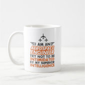 Ik ben een Aerospace Engineer Koffiemok (Links)