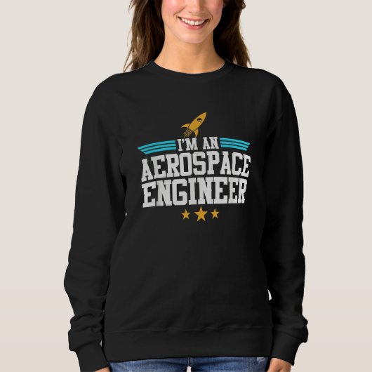 Ik ben een Aerospace Engineer Raket Engineering Gr Trui (Voorkant)