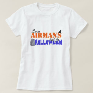 Ik ben een Airman traktatie voor Halloween T-shirt
