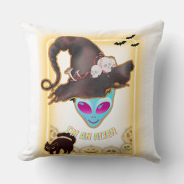 : "IK BEN EEN ALIEN" Halloween Kussensloop Kussen