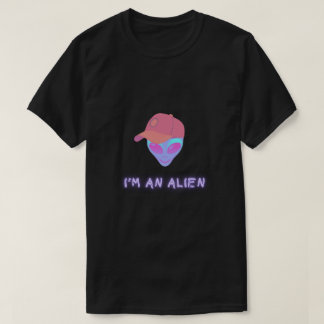 "IK BEN EEN ALIËN" Tshirt - Hoed