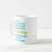 Ik ben een ambachtelijke Mok op weg naar herstel (Voorkant links)