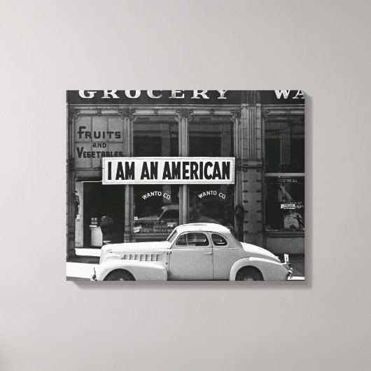 Ik Ben Een Amerikaan, 1942 Canvas Afdruk (Voorkant)