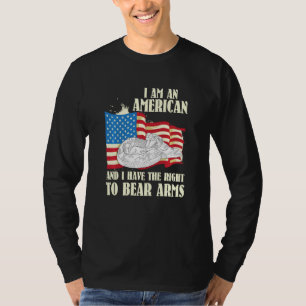 Ik ben een Amerikaan en ik heb het recht wapens te T-shirt