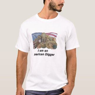Ik ben een Amerikaanse Digger T-shirt