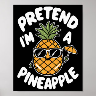Ik ben een ananas poster