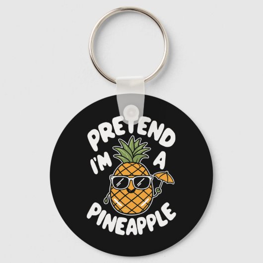 Ik ben een ananas sleutelhanger (Voorkant)