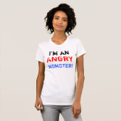 Ik ben een Angry Momster. T-shirt (Voorkant volledig)